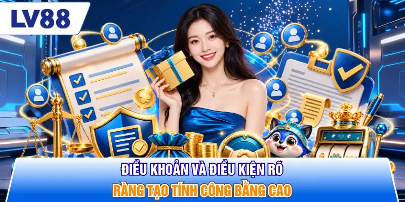 Điều khoản và điều kiện rõ ràng tạo tính công bằng cao